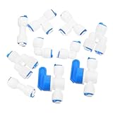 TOPPERFUN 10stücke Teiliges Wasserfilter-anschlussstücke Push-fit Kompatibel Mit Wasserreinigungsanlagen Einfach Zu Bedienen Und Langlebig Für Verschiedene Anwendungen Geeignet