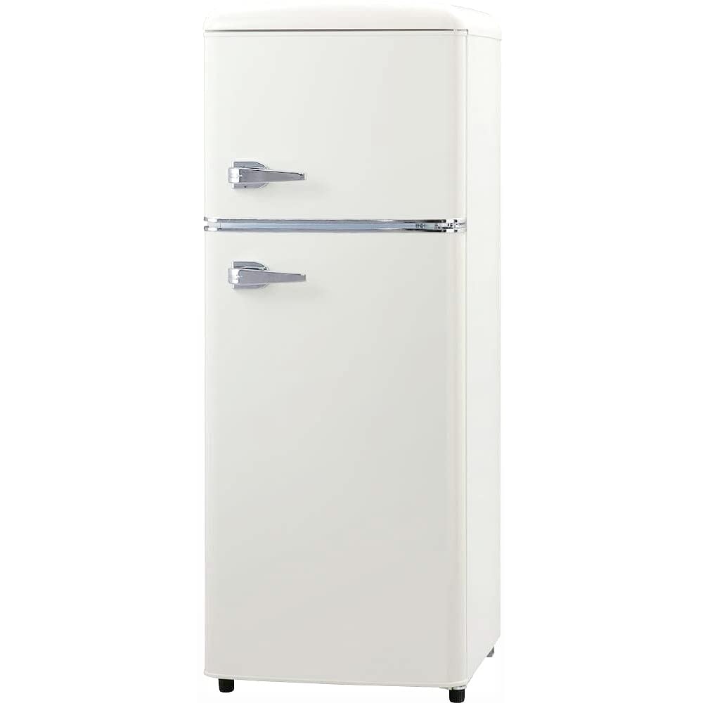 Amazon.co.jp: アイリスプラザ レトロ冷蔵庫 冷凍冷蔵庫 114L すっきり