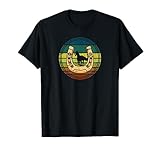 Cheval Amoureux Vintage LuckyCharm fer à cheval imprimé rétro T-Shirt