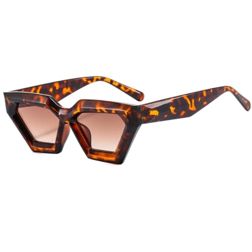 Lunettes de soleil polygonales contre l'éblouissement et les rayons UV