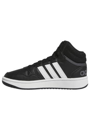 adidas Hoops Mid Shoes, Zapatillas Unisex niños, Core Black