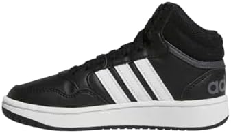 adidas Hoops Mid Shoes, Zapatillas Unisex niños, Core Black Cloud White Grey Six, 36 2/3 EU