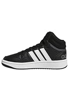 adidas Hoops Mid Shoes Schuhe, Core Black/Cloud White/Grey Six, 35 EU