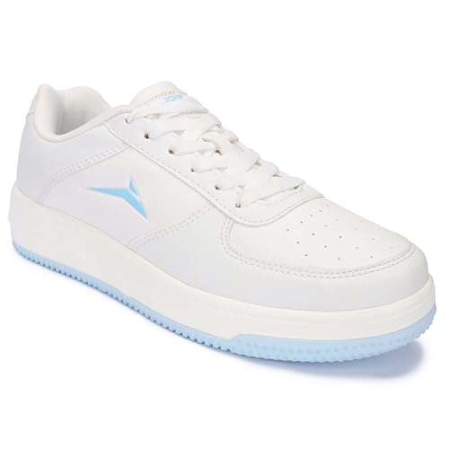 Image of JQR Croma-W Casusal, Stylish,Colour Changing Sneaker for Women Sneakers for Women (White, Blue)
