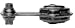 DEA A2798 Front Engine Torque Strut Mount