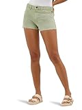Wrangler Women's Mid-Rise Vintage Denim Short, Eucalyptus, 14