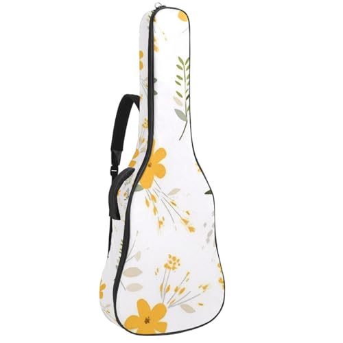 Sac pour guitare acoustique protégeant de l'humidité housse universelle 101,6 cm fleurs