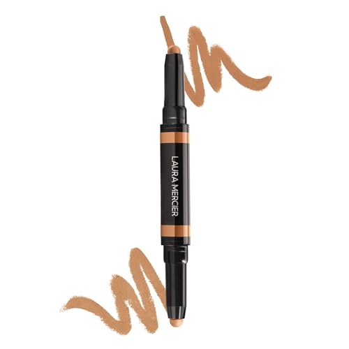 Laura Mercier Secret Camouflage Brighten and Correct Duo, 2-in-1 Face and Under Eye Concealer Stick, Blurs Imperfections and Reduces Appearance of Undereye Dark Circles, Full Coverage