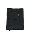 State Cashmere Unisex Long Jersey Knit Scarf Made with 100% Pure Inner Mongolian Cashmere - Elegant, Soft, & Versatile - Ultra Warm Winter Accessories - (Black, 80'x13.5')