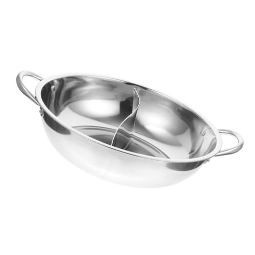 Marmite à soupe 34 cm en acier inoxydable Uonlytech pour induction