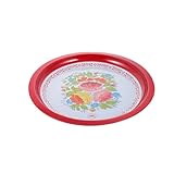 WEKADRIN Retro Obst Und Gemüseplatte Dekorative Servierplatte Im Chinesischen Stil Robust Und Langlebig Für Home Und Hotelgebrauch Für Snacks Und Festliche Anlässe