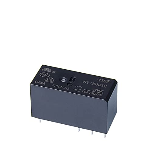 Relais 12VDC HF115F-012-1ZS3 (551) inverseur 1 groupe 8 broches 16A pour circuit imprimé