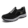 Walking Shoes For Men Outdoor Hiking Orthopedic Shoes With Arch Support Slip On Waterproof Anti-Slip Lightweight Loafers Chic Low-Top Safety Sneakers Breathable Comfortable Casual Hiking Trainers #1