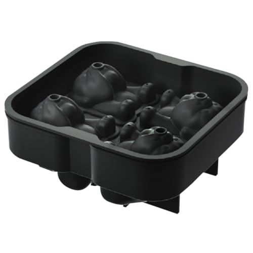 Molde de silicona para cubos de hielo forma perro miniatura 1