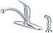 Pioneer 2LG161H-BN Single Handle Kitchen Faucet, PVD Brushed Nickel Finish