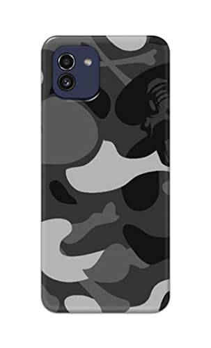 Image of Printed Hard Back Cover Case for Samsung Galaxy A03 Back Cover (Army Pattern) -702