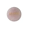 Handflatterend rond rozenkwarts “Segen” ca. 3 cm