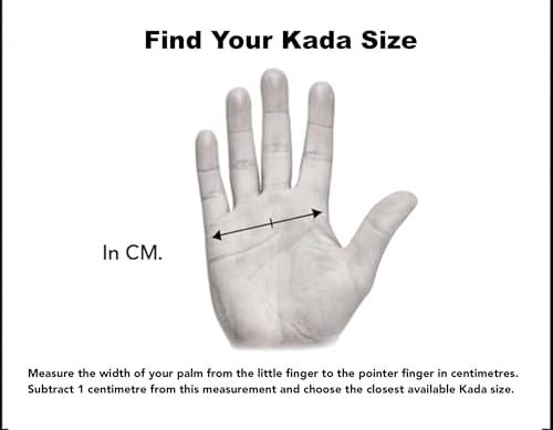 Image of Chakri Style Kada Sarb Loh Punjabi Sikh Kara For Men Wrist Accessory Punjab Kara Sarbloh Pure Iron Kadha For Men Sikhism Accessory 200 Gram