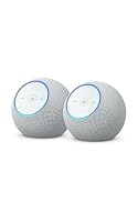 Amazon Echo Dot Max (newest gen), Bluetooth speaker with room-filling sound and built-in smart home hub, Glacier White, with Alexa+ Early Access (Pack of 2)