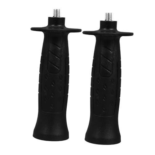 ULTECHNOVO Empuñadura lateral negra para amoladora angular, mango auxiliar antideslizante de repuesto de plástico para lijado y pulido