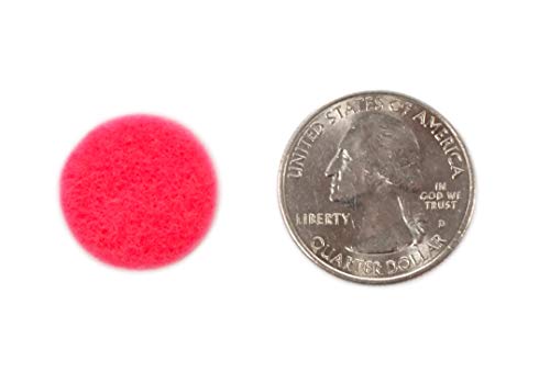 Image of Playfully Ever After Neon Pink Craft Felt Circles (3 /4 Inch - 150pc)