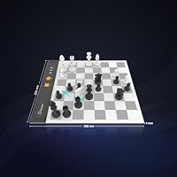 Chessnut Go Ultimate Portable Travel Electronic Chessboard with Full Piece Recognition and Strong Magnetic Adhesion - Perfect Desk or Travel Size (Grey) – Ansicht 3