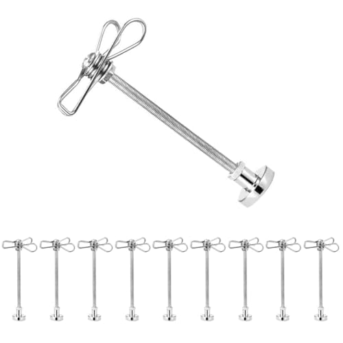 Suoumwa 10pcs -Spulenhalter Magnetmagnet Clip String Light Cable Clip Schreibtisch Zubehör Länge 11 cm