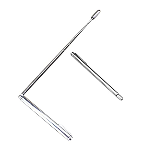 Happyyami 2pcs Stainless Steel Measuring Ruler Dowsing Rods for Divination Tools Easy to Use for Beginners Portable Divining Probe Rod