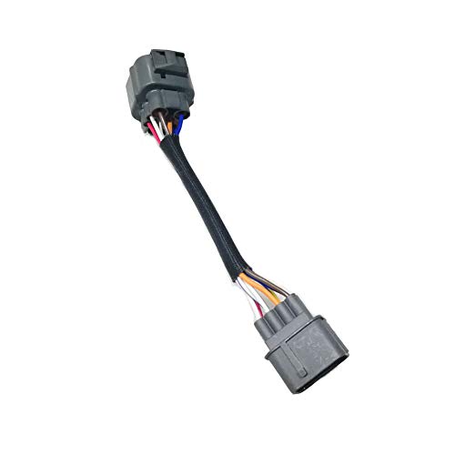 Unlimited Rider Engine Harness OBD2 8-Pin to OBD2 10-Pin DISTRIBUTOR ADAPTER JUMPER HARNESS For HONDA Civic 1999-2000 Single Overhead Cam Civic with an 8-pin Distributor Plug, 1.6L 1590cc