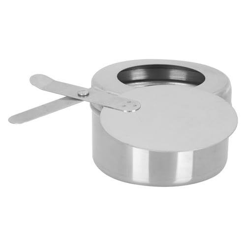 Cabilock Estufa de Alcohol Portátil Pequeña de Acero Resistente para Cocina y Barbacoa al Aire Quemador Seguro y Duradero para Camping y Picnic
