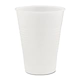 Dart Y9 9 oz Trans Ribbed Wall PS Cup (Case of 2500)