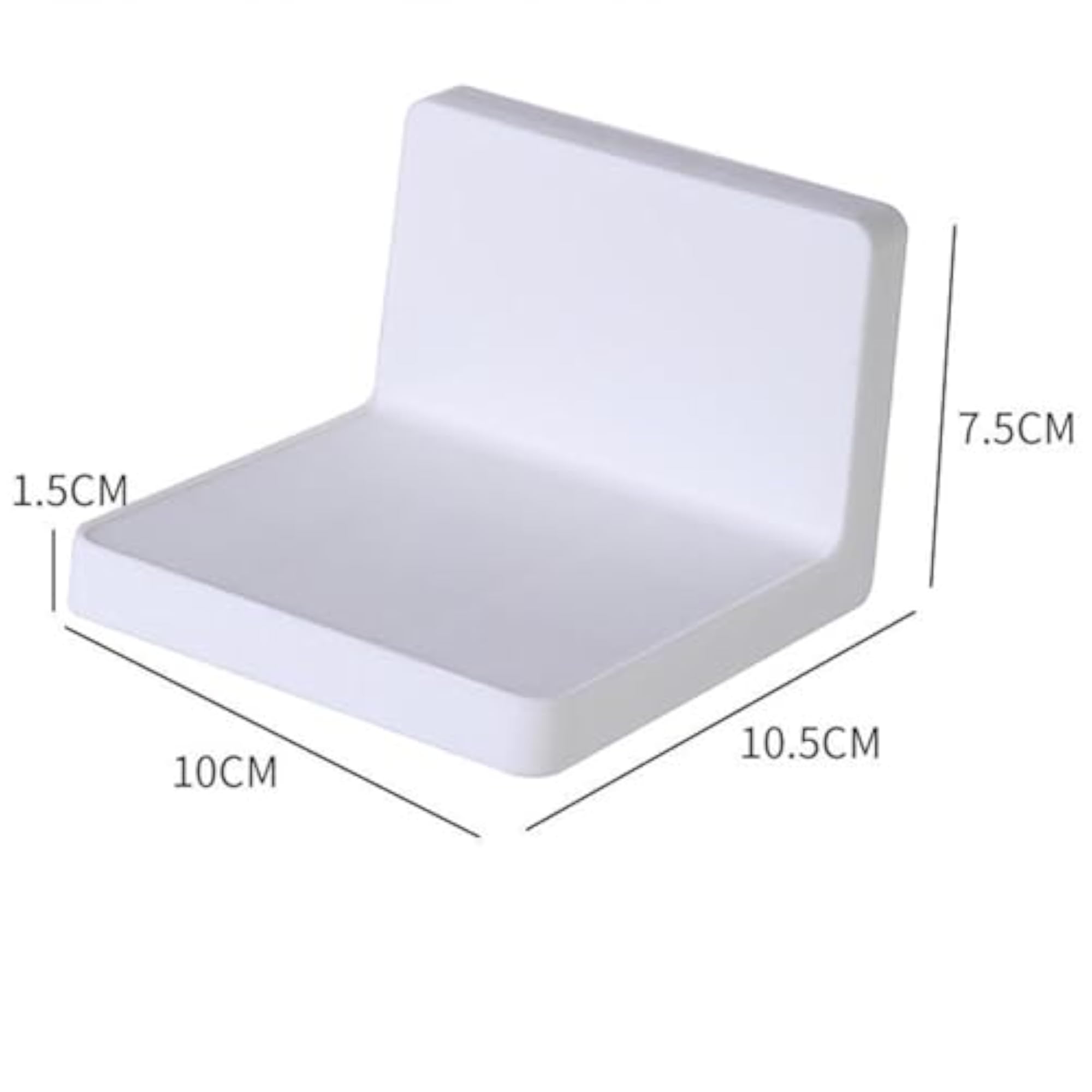 6xStorage Rack for Cosmetic Storage, White