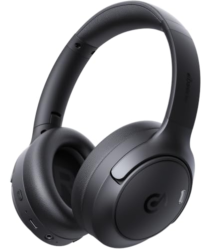 dbsono Hybrid Active Noise Cancelling Headphones:Over-Ear Headphone Black - image 1