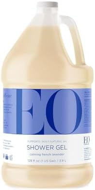 EO French Lavender Body Wash Shower Gel Refill, 1 Gallon