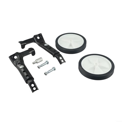 Ruedas de entrenamiento para bicicleta de velocidad para niños, ruedas laterales de metal para mayor confianza mientras conduces (negro)