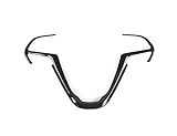 Niceautoitem Interior Accessories ABS Steering Wheel Cover Trim Molding for Jeep Grand Cherokee 2014-2019 Jeep Cherokee 2016-2019 (Carbon Fiber)