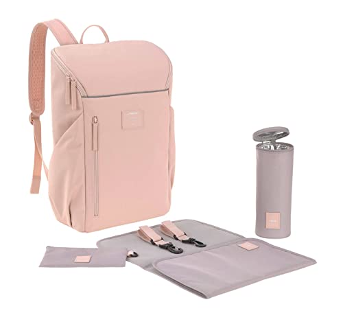 LÄSSIG Baby Wickelrucksack Wickeltasche inkl. Wickelzubehör Rucksack mit...