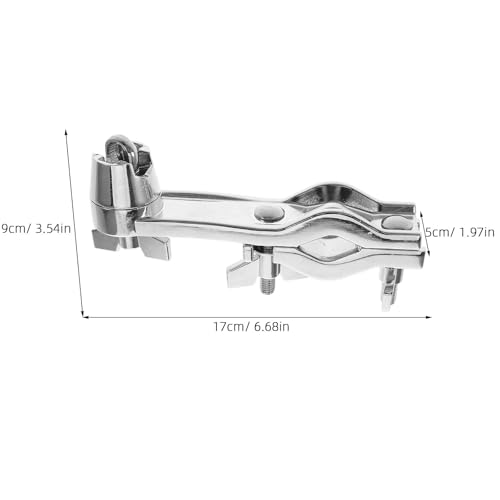 2 piezas Abrazadera para Tambor con Soporte para Cowbell miniatura 2