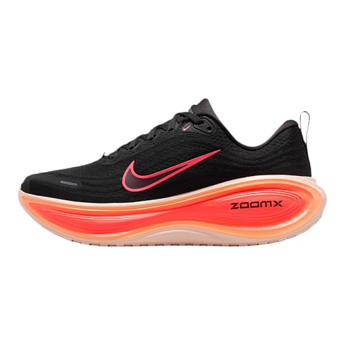 Nike Vomero Plus Womens Road Running Shoes (Black/Washed Coral/Bright Mango/Hot Lava) Size 7