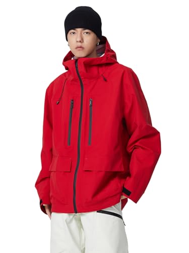 Mens Ski Jacket Insulated Waterproof Snow Warm Coat Snowboard Hiking Mountain Outdoor
