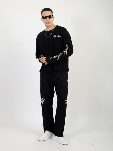 Maniac Mens Unapologetic Black Waffle T-Shirt - Image 7