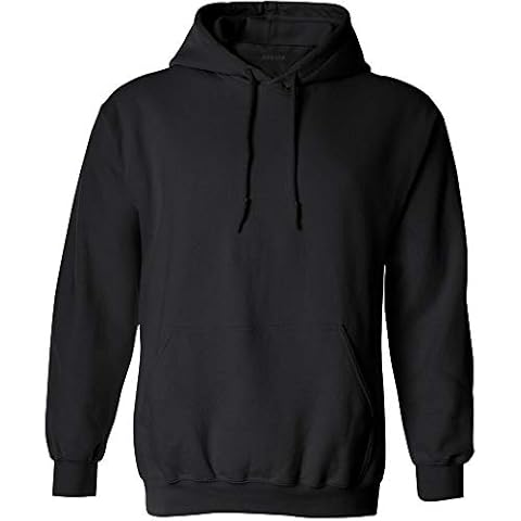 Joe's USA - Big Mens Hoodies - Hooded Sweatshirts in 32 Colors. Sizes S-5XL - black - XXXL Cover