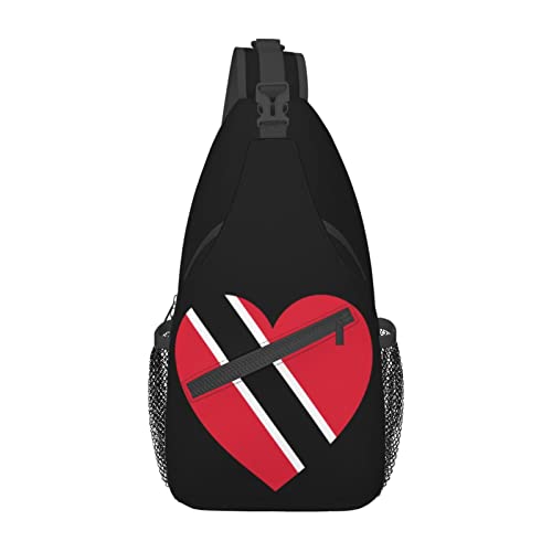 Morrales cruzados unisex con bandera de Trinidad y Tobago miniatura 2