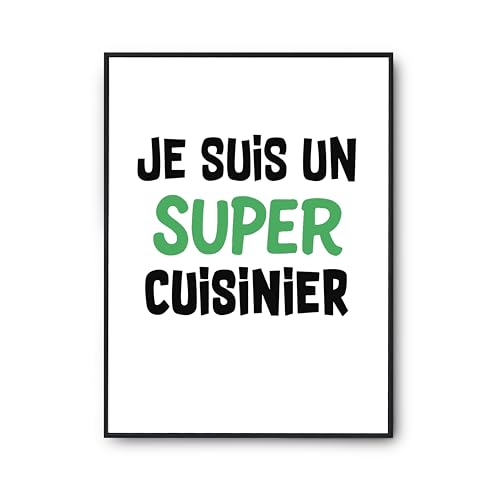 Poster Un Super Cuisinier 2 affiche humour impression France A3