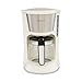 Morphy Richards Equip Filter Coffee Machine, Pour Over Technology, 10 Cup Capacity, Fast Brew, Anti Drip, Easy Clean Reusable Filter, Keep Warm, Aroma Blender, Cream and Stainless Steel,162504