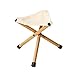 Sgabello Treppiede Pieghevole Pieghevole Campeggio Sgabelli del treppiede Portatile 3 gambe Tall Slacker Sedia treppiede for escursioni all'aperto Pesca Picnic Beach BBQ. Prato da giardino con sacchet