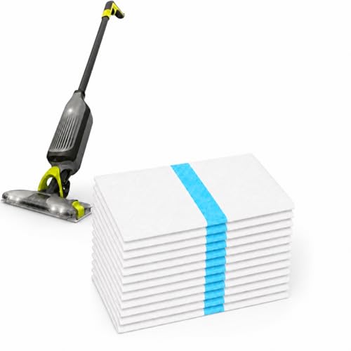 Compatible with Shark Vacmop VM252 VM250 VM200 VMP30 Disposable Replacement Pads for Hard Floor Cleaning 10 Pack Refills