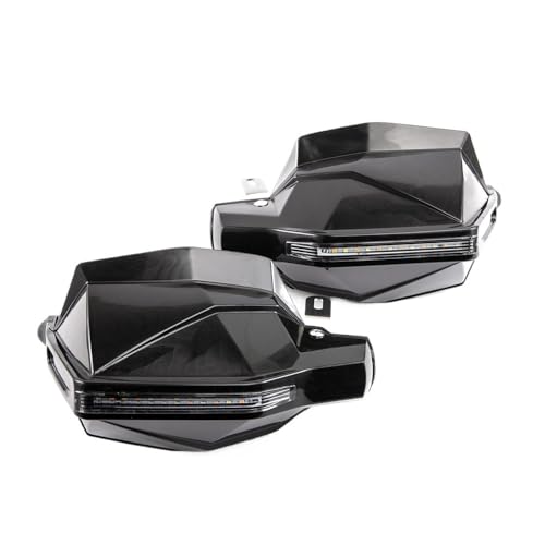 Protège-Mains Universels Moto Guidon avec Éclairage LED Intégré pour Dirt Bike Serow MSX125 MSX