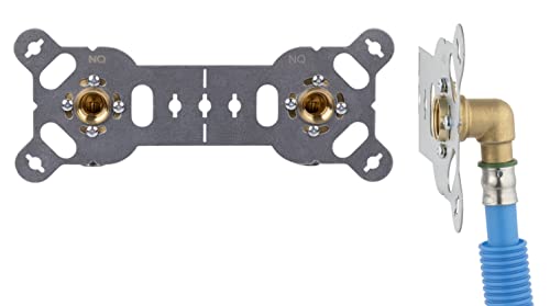 NOYON & THIEBAULT Platine Sécable sortie de Cloison pour tube PER à Sertir Ø16 raccordement robinetterie douche | baignoire | lavabo | WC | machine à laver...