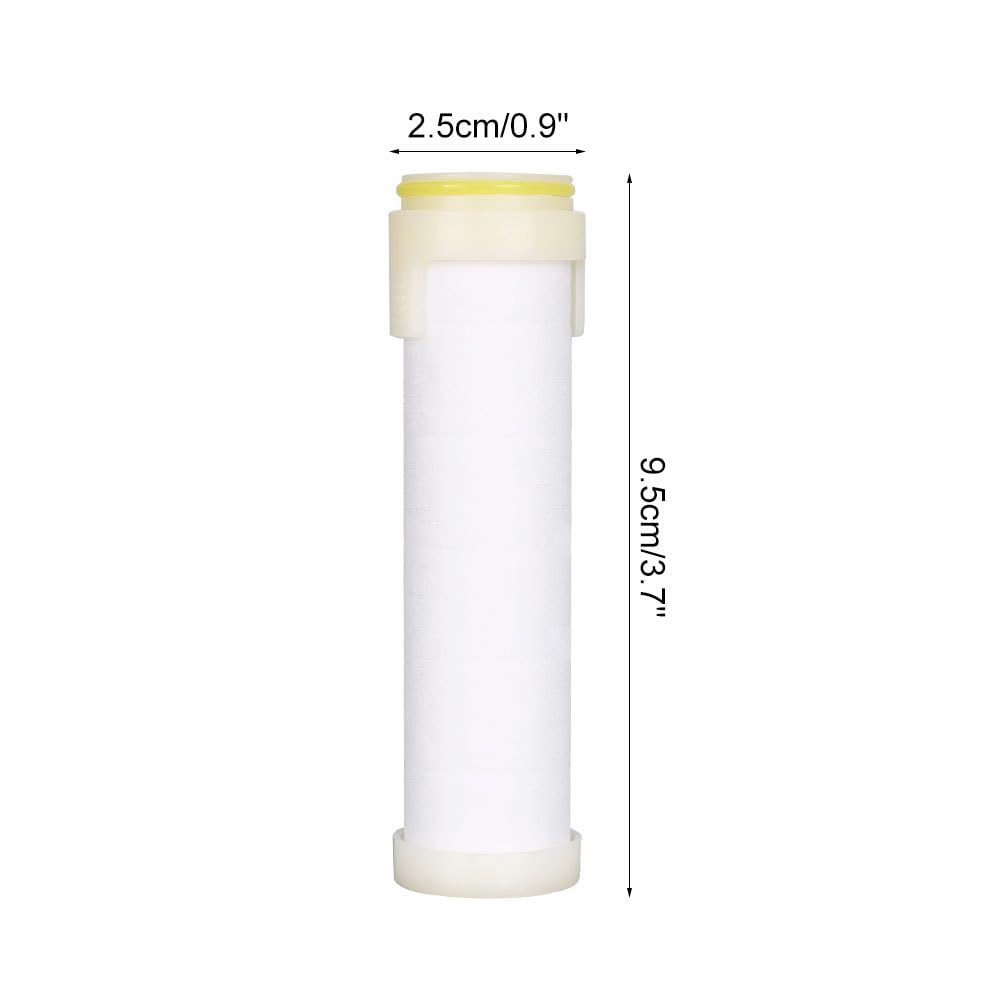 Filtro Doccia in Cotone PP, 8 Pezzi Filtri per Soffione Doccia Portatile, Filtro a Cartuccia di Ricambio, per Acqua Dura, Rimuove Cloro e Altre Sostanze